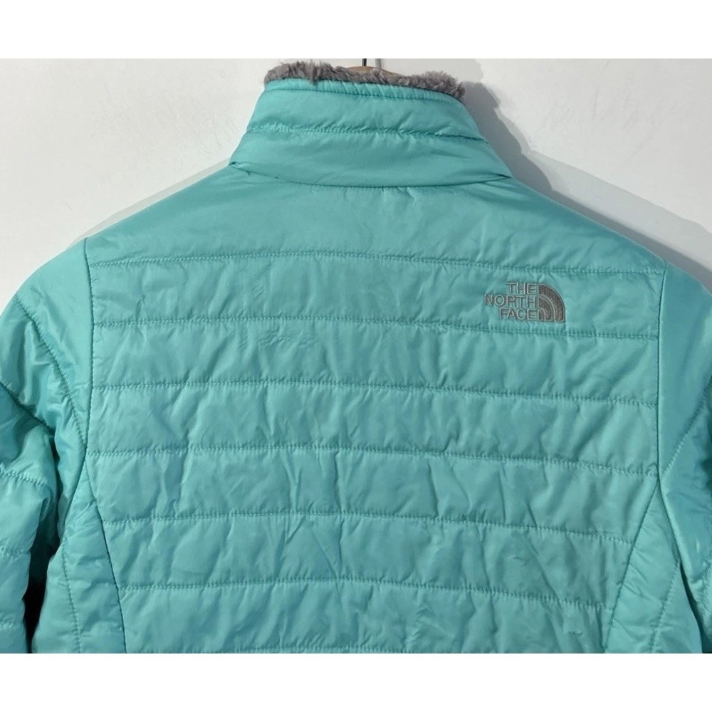 Girls The North Face Reversable Mossbud Jacket Sz XL 18 - Picture 7 of 13